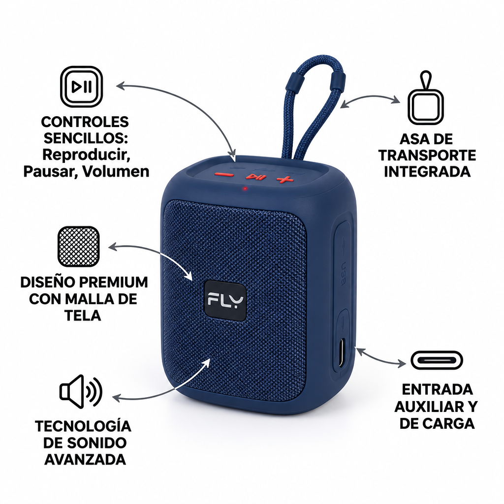 Altavoz S-460 - Controles y Diseño