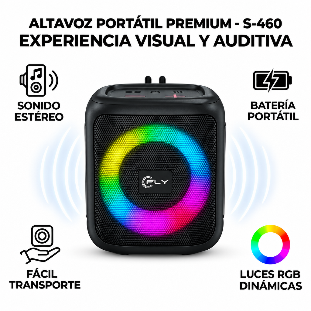 Altavoz S-460 - Experiencia Visual y Auditiva