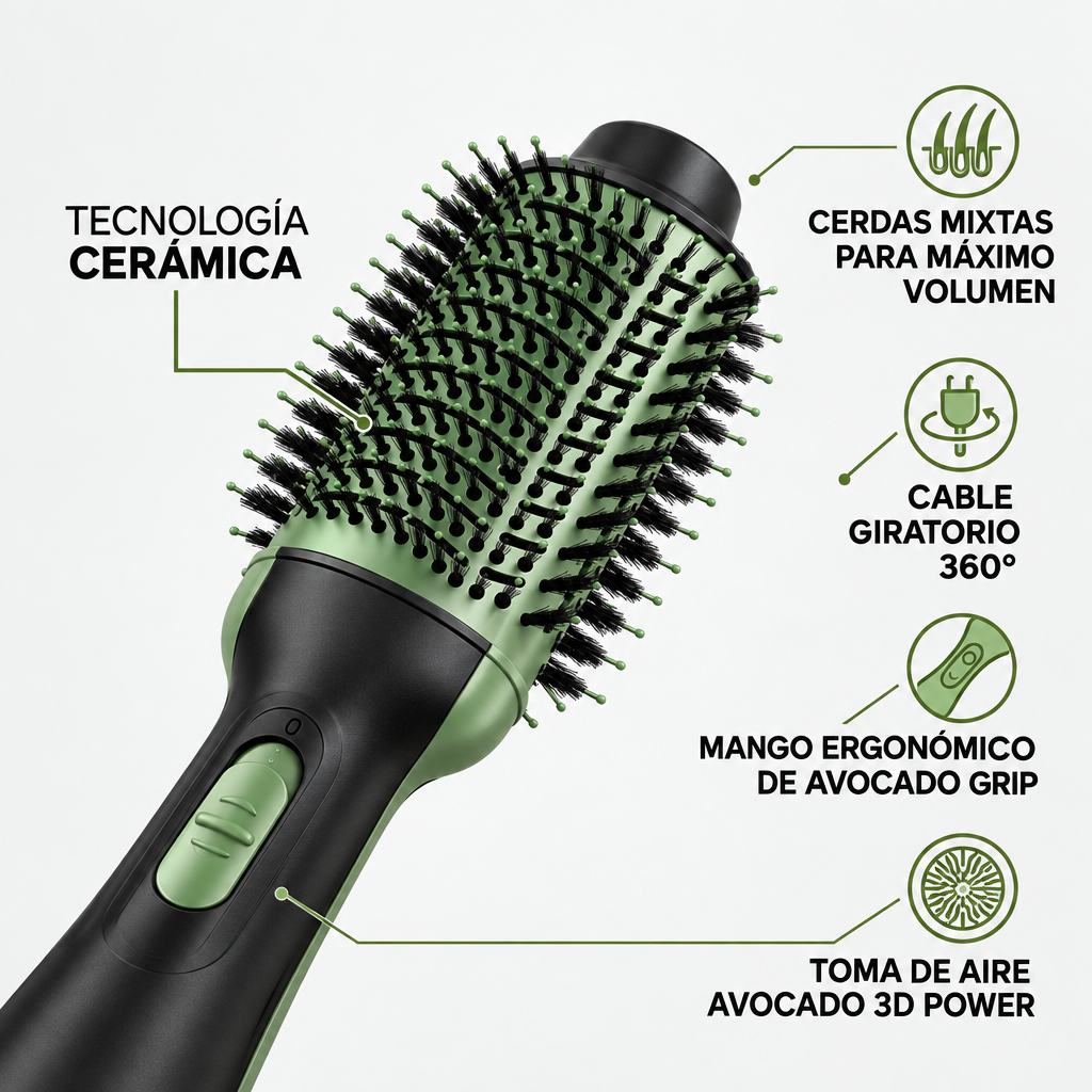 Avocado 3D Power - Infografía de características