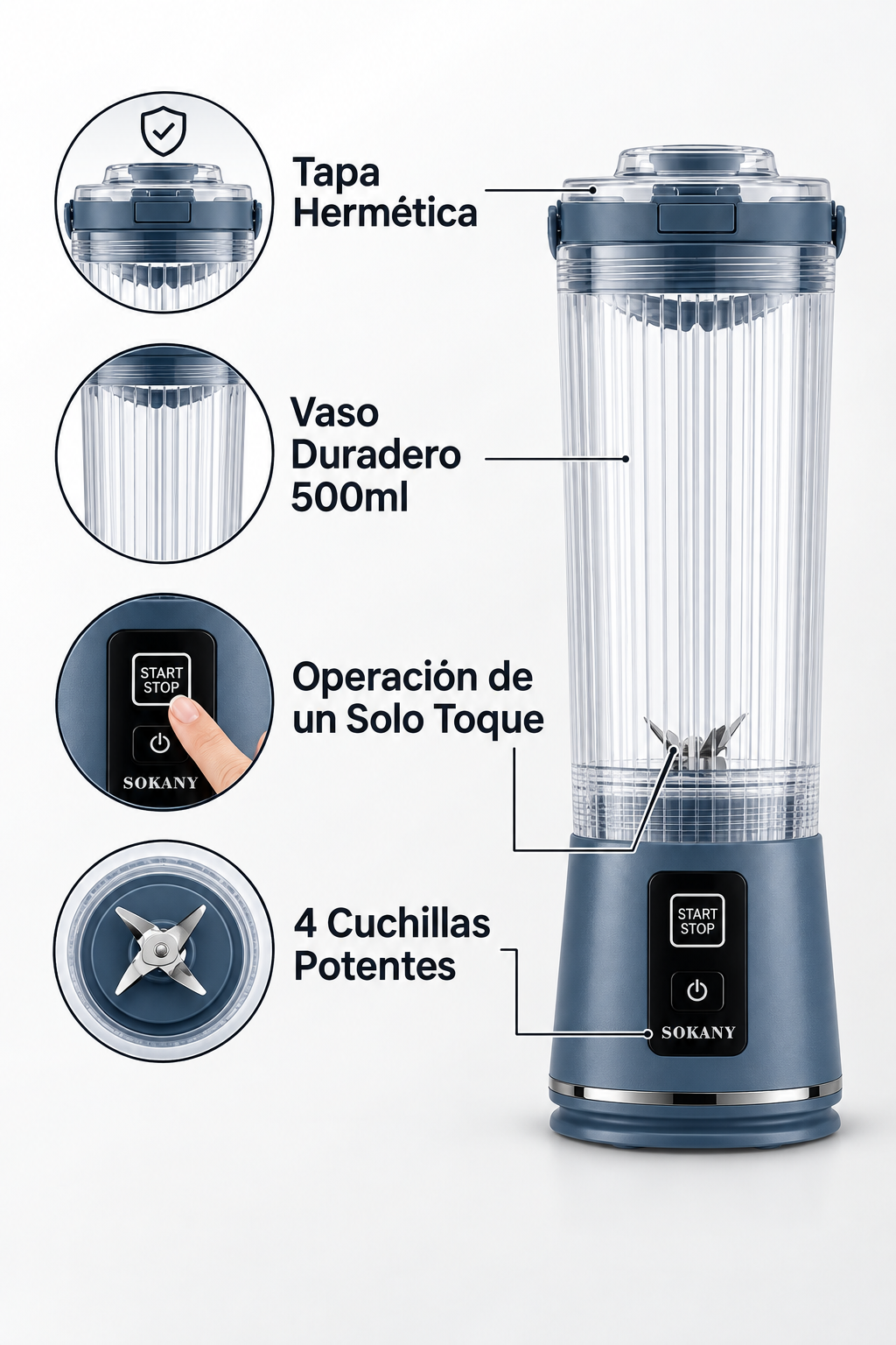 Características SOKANY - Alta Resolución