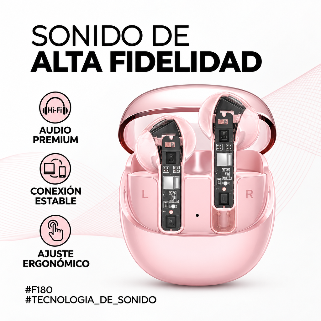 F180 Rosado Sonido