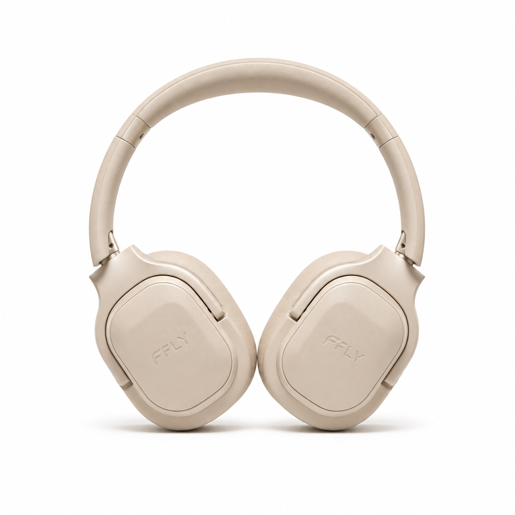 Headphones Beige - Frontal