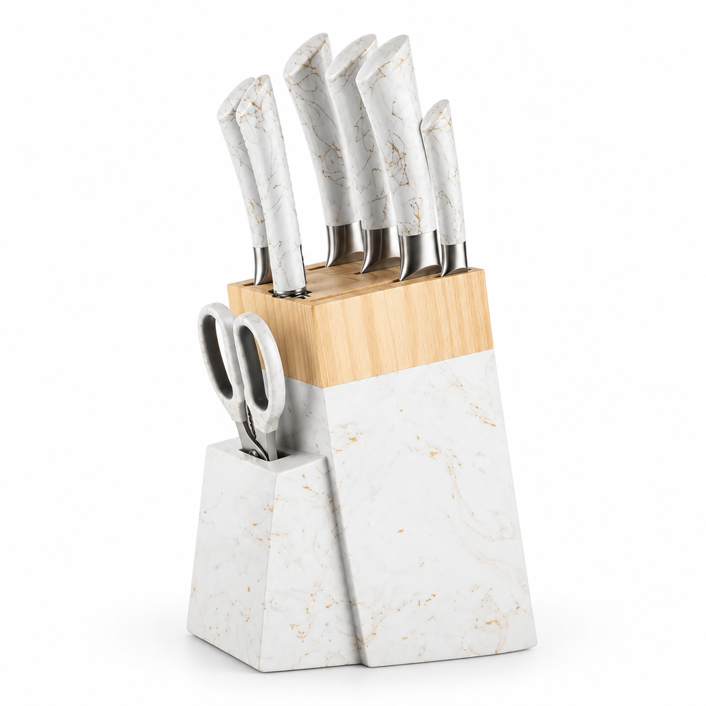 Set de Cuchillos Cocina En Madera KT-60 FLY