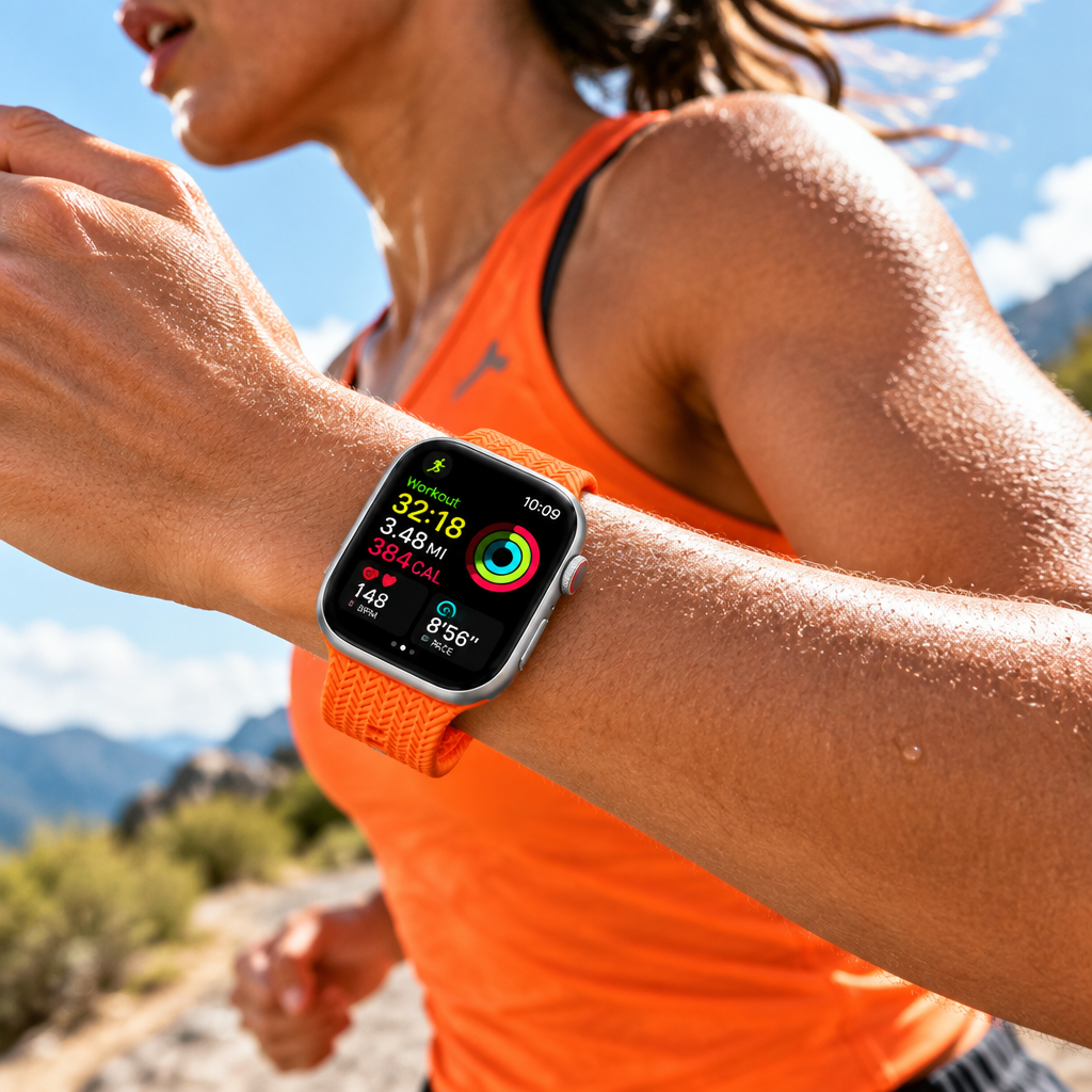 Reloj Naranja en uso