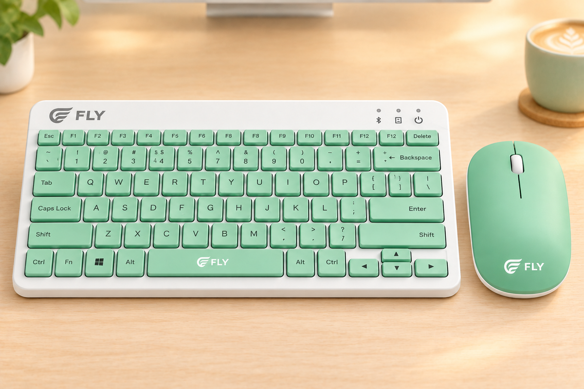 Setup FLY teclado más cercano y centrado