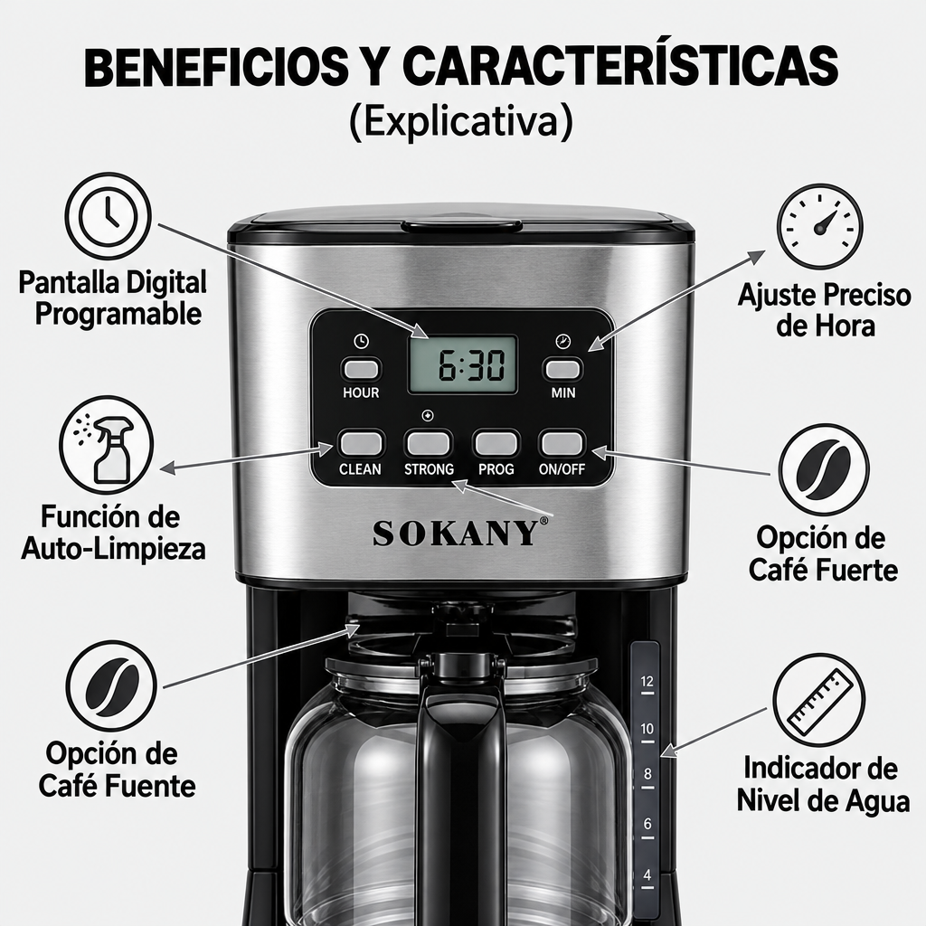 SOKANY Cafetera - Img2