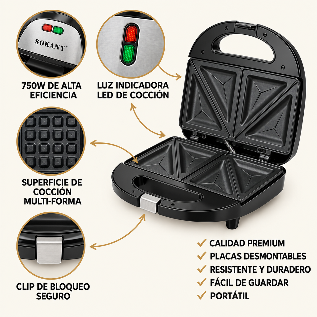 Sokany - Detalle Placas