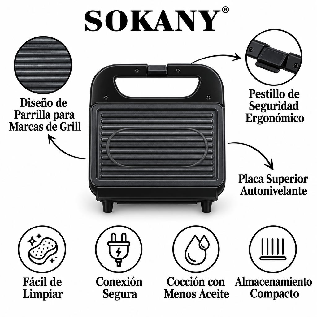 Sokany Grill - Features