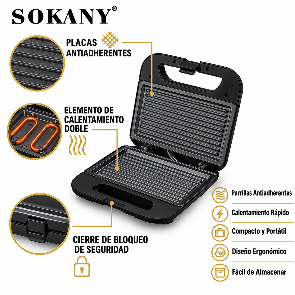 Sokany Grill - Infografía